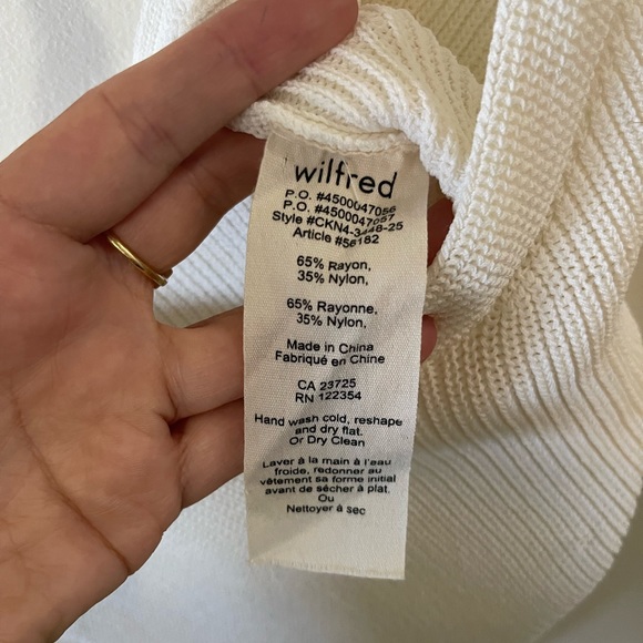 Aritzia Wilfred knit crop tank - Picture 2 of 3